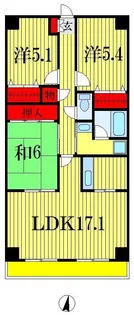 メイプル稲毛【2階】の間取り