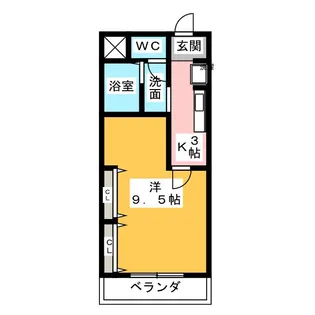 コラルリーフ21【4階】の間取り