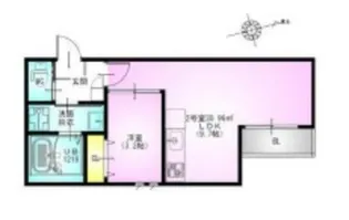 GRANDTIC原木中山【2階】の間取り