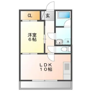 サンハイツ山田II【2階】の間取り