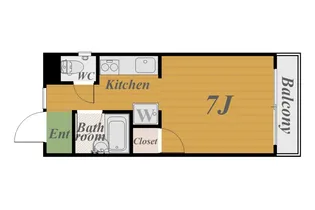 コーポラス鴨池【3階】の間取り