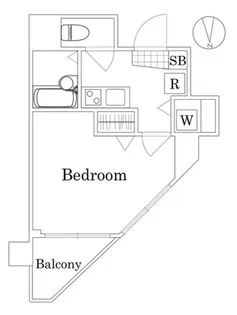 シャンティ武蔵関【4階】の間取り