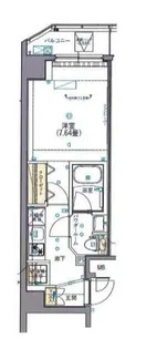 SHOKEN residence早稲田【3階】の間取り