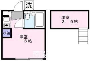 第2コーポ石原【2階】の間取り