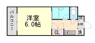 ファミーラ甲南【2階】の間取り