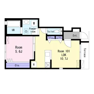 EVER LIFE大久保II【1階】の間取り