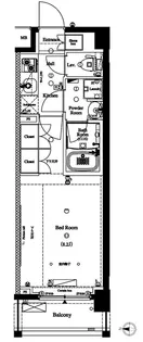 アクサス新高円寺Sta.【3階】の間取り