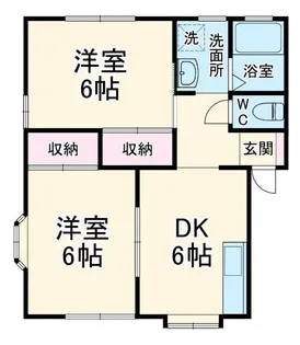 グランデーヌM’s A【2階】の間取り