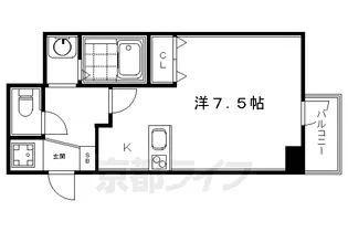 CASA FLUENTE【5階】の間取り