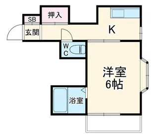 カーサフロレスタ【2階】の間取り