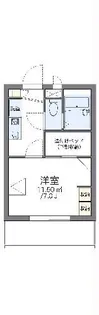 レオパレス和田II【2階】の間取り
