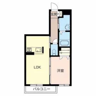 シャーメゾン南城戸【1階】の間取り