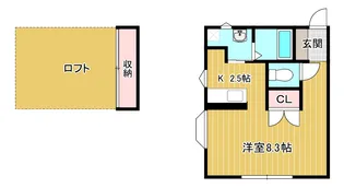 メゾン・ド・オランジェ【1階】の間取り