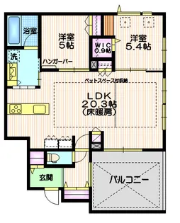 マウロア碑文谷【2階】の間取り