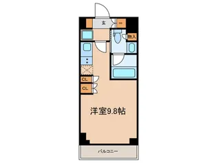 パークアクシス大塚ステーションゲートタワー【13階】の間取り