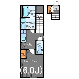 ミハス西小山【2階】の間取り