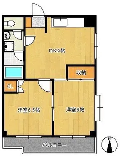 エステートヨシダ【5階】の間取り