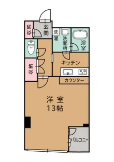ユー堀川ビル【3階】の間取り