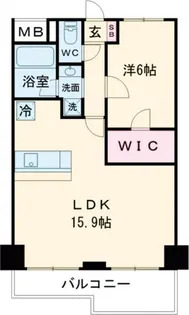 アポロ【12階】の間取り