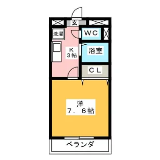 マンションヒエロ【3階】の間取り