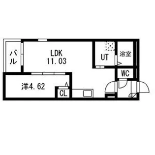 Jack kawagishiII【2階】の間取り