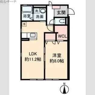 フォレスト・メゾン【1階】の間取り