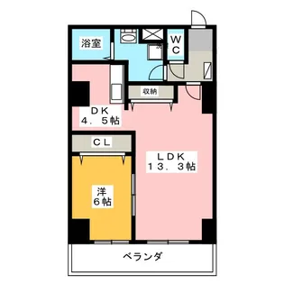 REGALO常盤【4階】の間取り