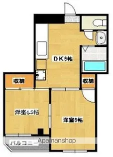 ペリーハイム新松戸【2階】の間取り