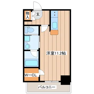 マルタマファイブリッジ【9階】の間取り