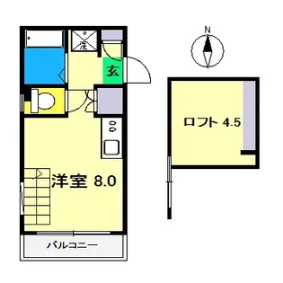 エトワール鴨部 II【4階】の間取り