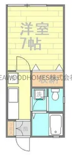 朝奈美ハイツ【1階】の間取り
