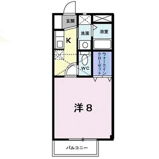 ロ-タスビレジ二番館【1階】の間取り