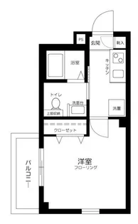ウェルスクエア蒲田EAST【1階】の間取り