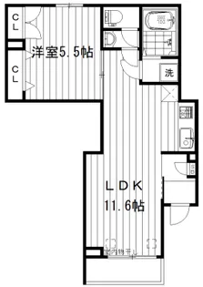 Quatre Feuilles【1階】の間取り