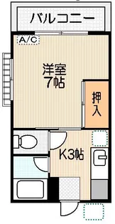 メゾン宮地【1階】の間取り