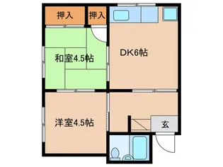 デメテルコパック【2階】の間取り