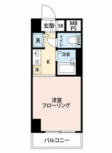 マイナビSTAYミライエ西大井(ルーブル西大井)【3階】の間取り