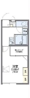 レオパレス水の郷【1階】の間取り