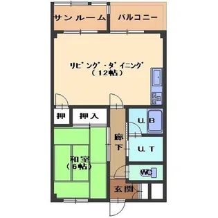 ヌーベルメゾン【1階】の間取り