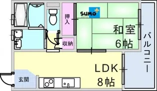 ウエルライフ王居殿【1階】の間取り
