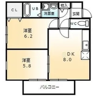 ナスキー21【2階】の間取り