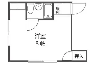 ハイツ西片【2階】の間取り