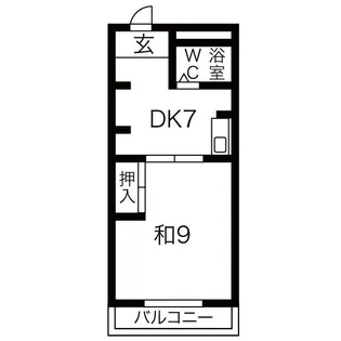 第2不二ガ丘ハイツ【3階】の間取り