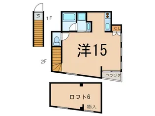 N.S.HAMADAYAMA【2階】の間取り