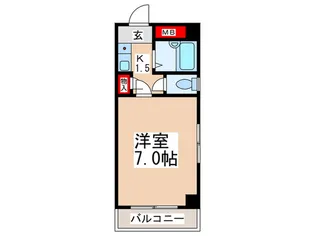 タ-トルほまれ【8階】の間取り