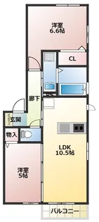 コーポさいとう【1階】の間取り