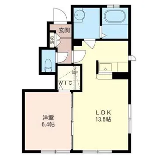 フォレステージュB【1階】の間取り