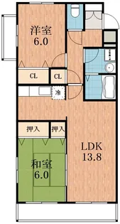 メゾン・ド・ふじ【3階】の間取り