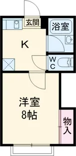 ヤングリーヴス【2階】の間取り