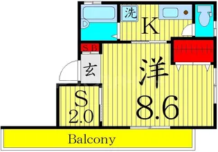 フィールズXIII【3階】の間取り
